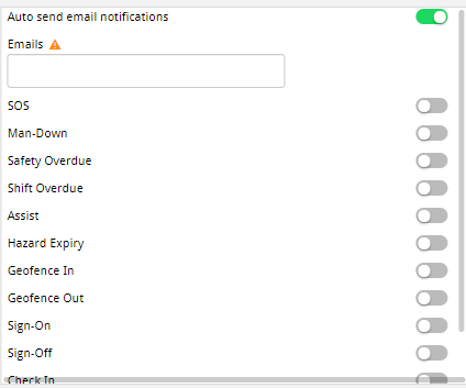 Enable emails to auto send